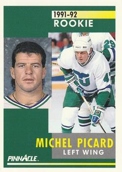 1991-92 Pinnacle #327 Michel Picard Front