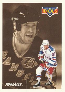 1991-92 Pinnacle #390 Tony Amonte / Mark Messier Front