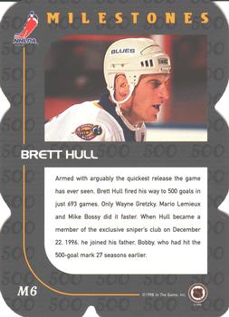 1998-99 Be a Player - All-Star Milestones #M6 Brett Hull Back