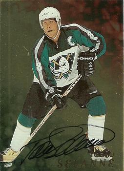 1998-99 Be a Player - Autographs Gold #3 Teemu Selanne Front