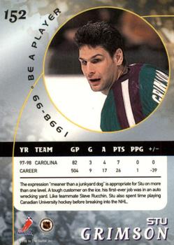 1998-99 Be a Player - Gold #152 Stu Grimson Back