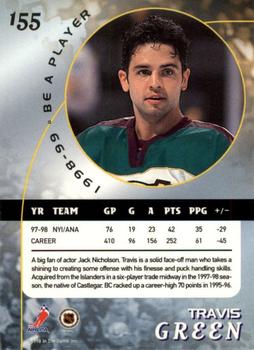1998-99 Be a Player - Gold #155 Travis Green Back