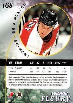 1998-99 Be a Player - Gold #168 Theoren Fleury Back