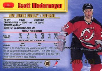1998-99 Bowman's Best - Refractors #99 Scott Niedermayer Back