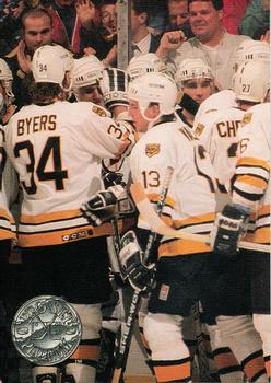 1991-92 Pro Set Platinum #140 Boston Bruins Front