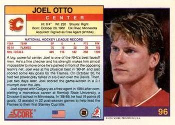 1991-92 Score American #96 Joel Otto Back