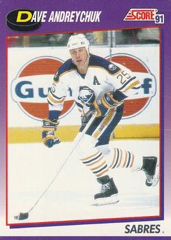 1991-92 Score American #277 Dave Andreychuk Front