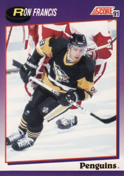 1991-92 Score American #267 Ron Francis Front