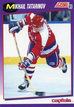1991-92 Score American #37 Mikhail Tatarinov Front