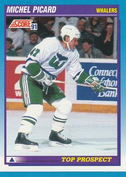 1991-92 Score Canadian Bilingual #347 Michel Picard Front