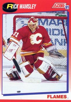 1991-92 Score Canadian Bilingual #232 Rick Wamsley Front