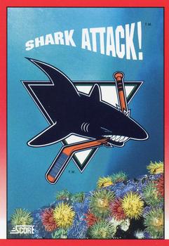 1991-92 Score Canadian Bilingual #304 San Jose Sharks Front