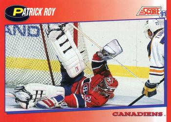 1991-92 Score Canadian Bilingual #75 Patrick Roy Front