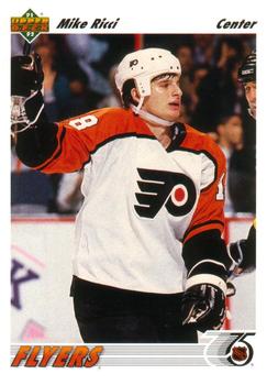 1991-92 Upper Deck #143 Mike Ricci Front