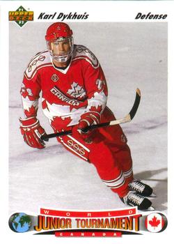 1991-92 Upper Deck #688 Karl Dykhuis Front