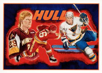 1991-92 Upper Deck - Hockey Heroes: Brett Hull #9 Brett Hull Front