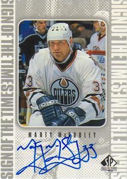1998-99 SP Authentic - Sign of the Times #MMC Marty McSorley Front