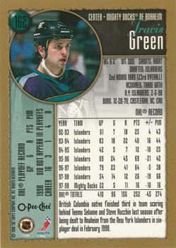 1998-99 Topps - O-Pee-Chee #162 Travis Green Back