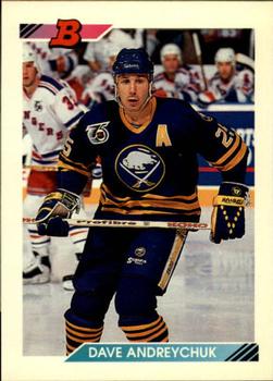1992-93 Bowman #44 Dave Andreychuk Front