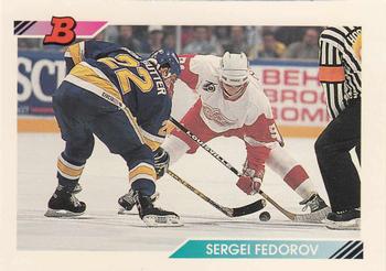 1992-93 Bowman #416 Sergei Fedorov Front