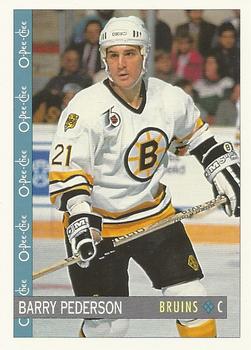 1992-93 O-Pee-Chee #295 Barry Pederson Front