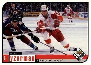 1998-99 UD Choice Preview #73 Steve Yzerman Front
