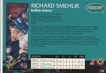 1992-93 Parkhurst #14 Richard Smehlik Back