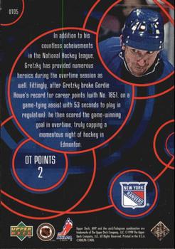 1998-99 Upper Deck MVP - OT Heroes #OT05 Wayne Gretzky Back