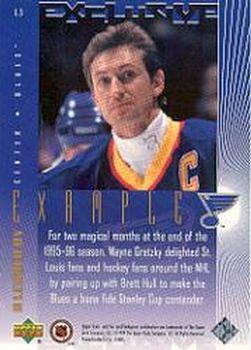 1999 Upper Deck Wayne Gretzky Living Legend - A Leader by Example #L3 Wayne Gretzky Back
