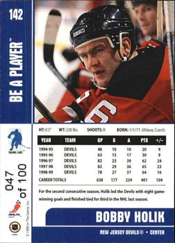 1999-00 Be a Player Memorabilia - Gold #142 Bobby Holik Back