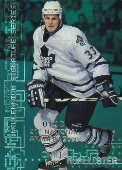 1999-00 Be a Player Millennium Signature Series - Anaheim National Emerald #228 Chris McAllister Front