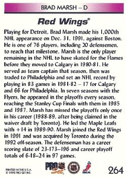 1992-93 Pro Set #264 Brad Marsh Back