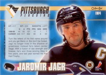 1999-00 O-Pee-Chee - Ice Masters #IM4 Jaromir Jagr Back