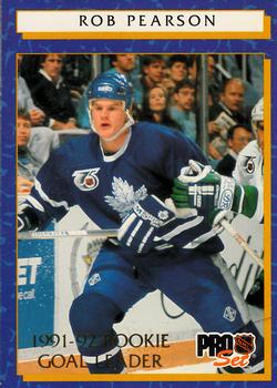 1992-93 Pro Set - Rookie Goal Leaders #9 Rob Pearson Front