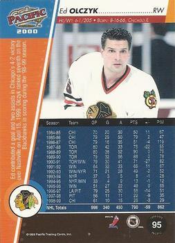 1999-00 Pacific - Copper #95 Ed Olczyk Back