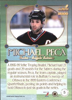 1999-00 Pacific Aurora - Championship Fever #5 Michael Peca Back