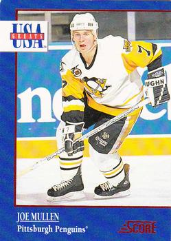 1992-93 Score - USA Greats #9 Joe Mullen Front