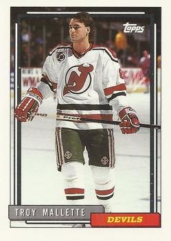 1992-93 Topps #335 Troy Mallette Front
