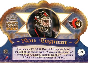 1999-00 Pacific Crown Royale - Limited Series #99 Ron Tugnutt Back