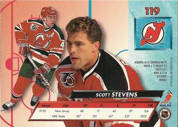 1992-93 Ultra #119 Scott Stevens Back