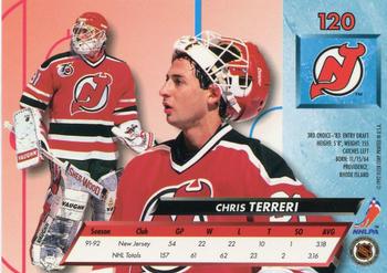 1992-93 Ultra #120 Chris Terreri Back