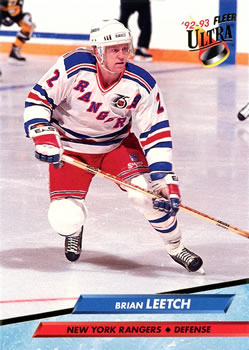 1992-93 Ultra #138 Brian Leetch Front