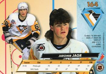 1992-93 Ultra #164 Jaromir Jagr Back