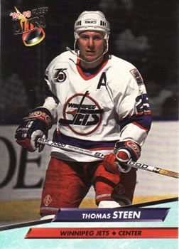 1992-93 Ultra #247 Thomas Steen Front