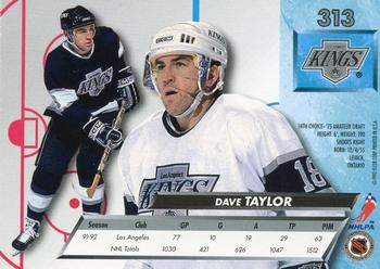 1992-93 Ultra #313 Dave Taylor Back