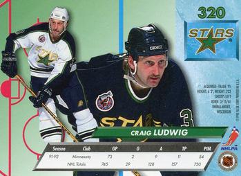 1992-93 Ultra #320 Craig Ludwig Back