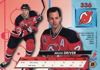 1992-93 Ultra #336 Bruce Driver Back