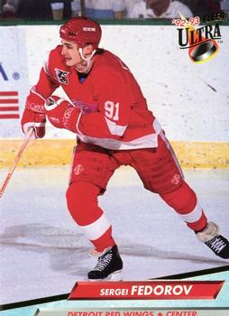 1992-93 Ultra #48 Sergei Fedorov Front