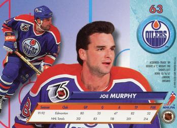 1992-93 Ultra #63 Joe Murphy Back