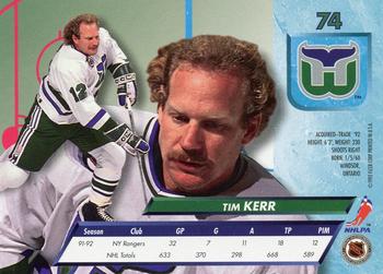 1992-93 Ultra #74 Tim Kerr Back